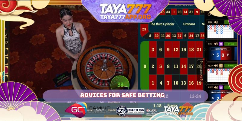 Advices for safe betting