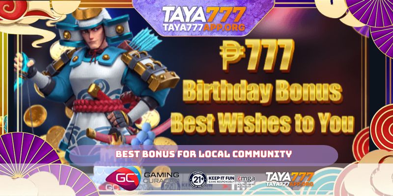 Best bonus for local community