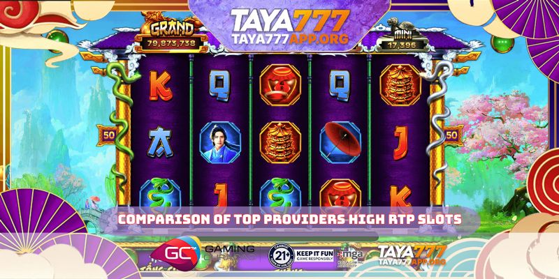 Comparison of top providers High RTP slots