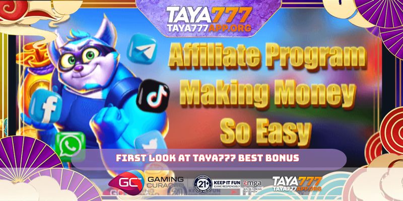 First look at TAYA777 best bonus