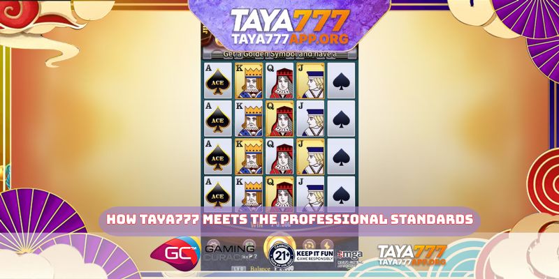 How TAYA777 meets the professional standards