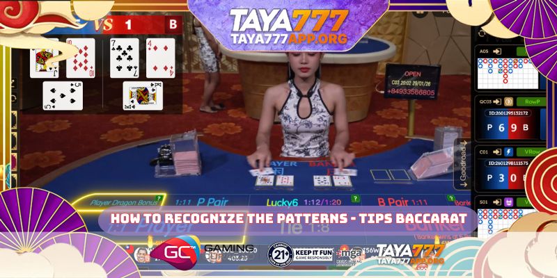 How to recognize the patterns - Tips baccarat