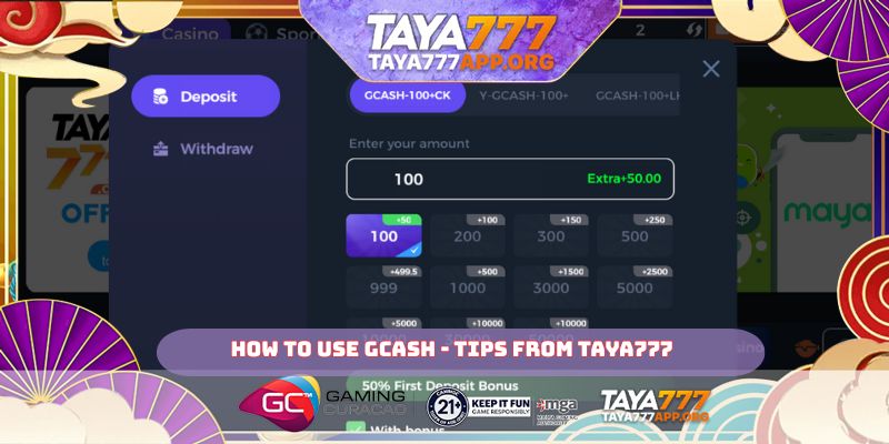 How to Use GCash - tips from TAYA777