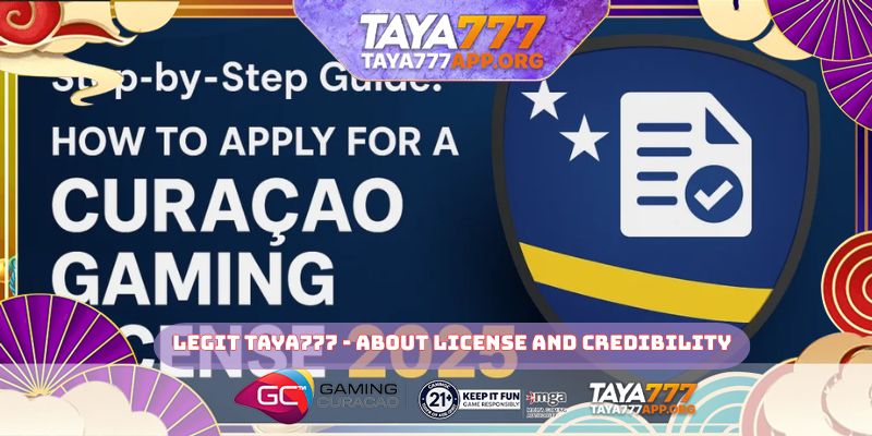 Legit TAYA777 - about license and credibility