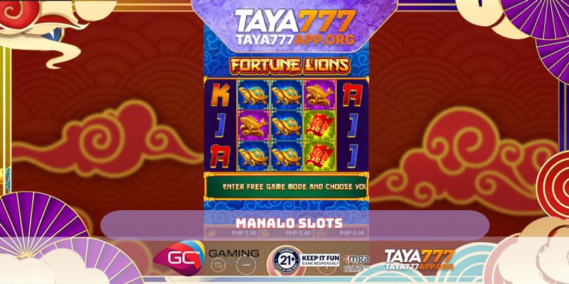 Manalo slots