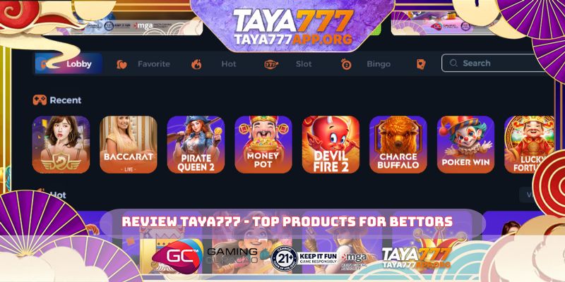 Review TAYA777 - top products for bettors