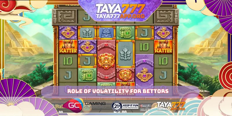 Role of volatility for bettors