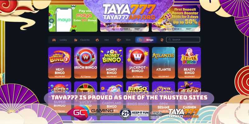 TAYA777 is proved as one of the trusted sites by certifications