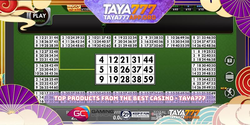 Top products from the best casino - TAYA777